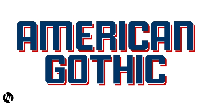 Шрифт American Gothic